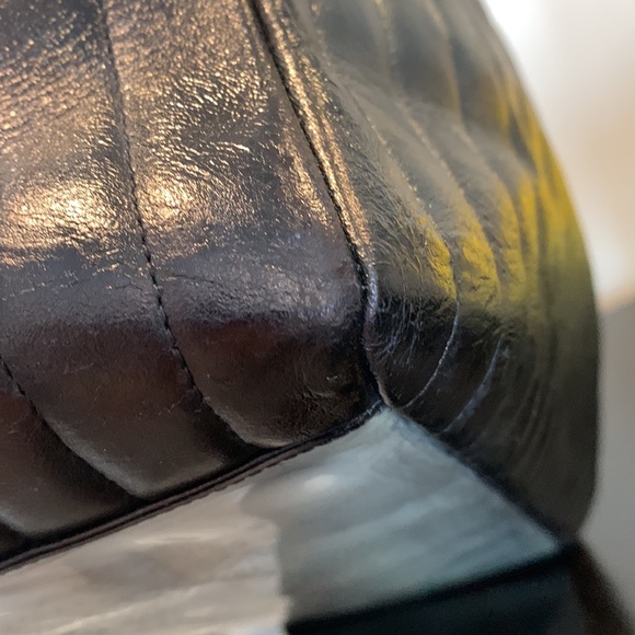 CHANEL LIGNE TOTE BAG 🌻LAMBSKIN CHAIN STRAP - Picture 7 of 17